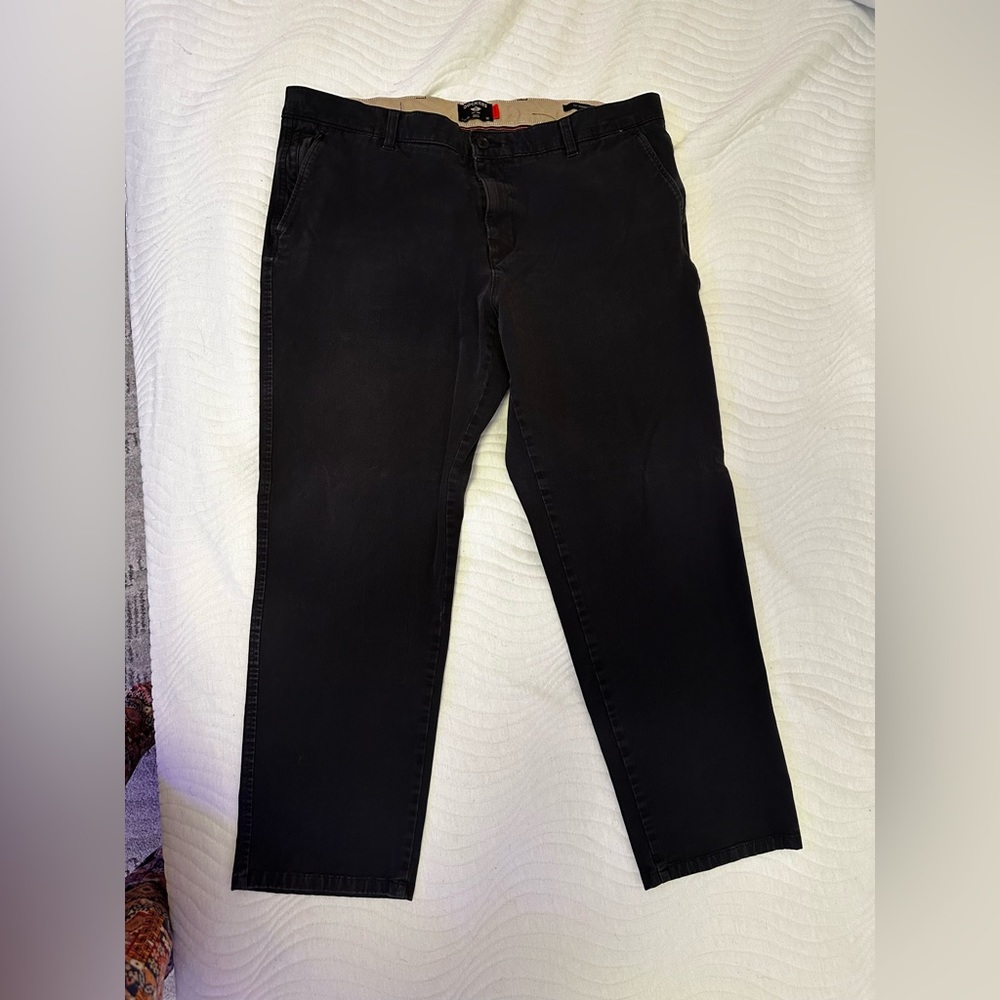Docker's Black Chinos, 36x30